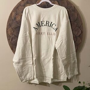 Perry Ellis Vintage Crewneck Sweatshirt XXL